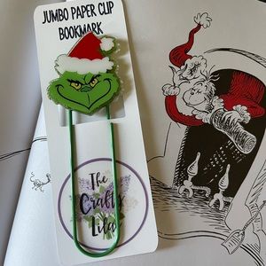 Home made bookmark “The Grinch”